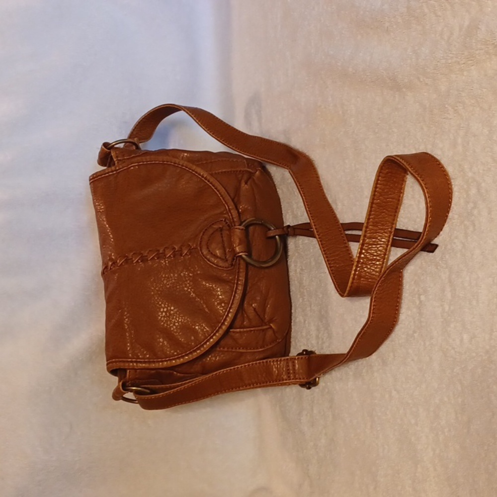 Arizona Jean Co purse crossbody handbag brown